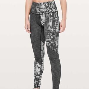 Lululemon Wunder Under High-Rise Leggings Heathered Black / Crinkle Heather